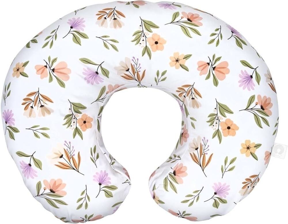 Boppy Neutral Wildflowers Floral Nursing Pillow Cover Pillowcase *Case Only*